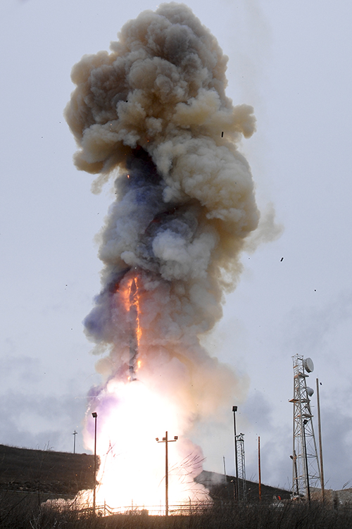 Ground Based Interceptor Missile Launch 2009