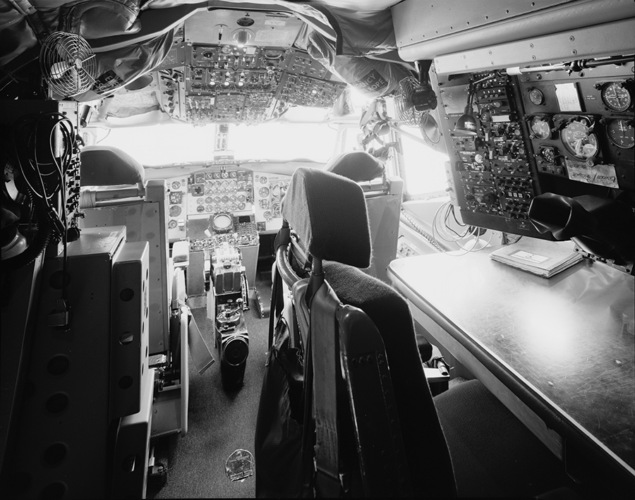 Boeing EC-135 Cockpit With Flight Engineer Station