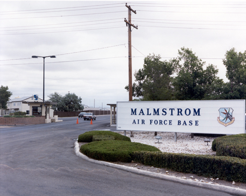 Malmstrom Air Force Base Gate 1970