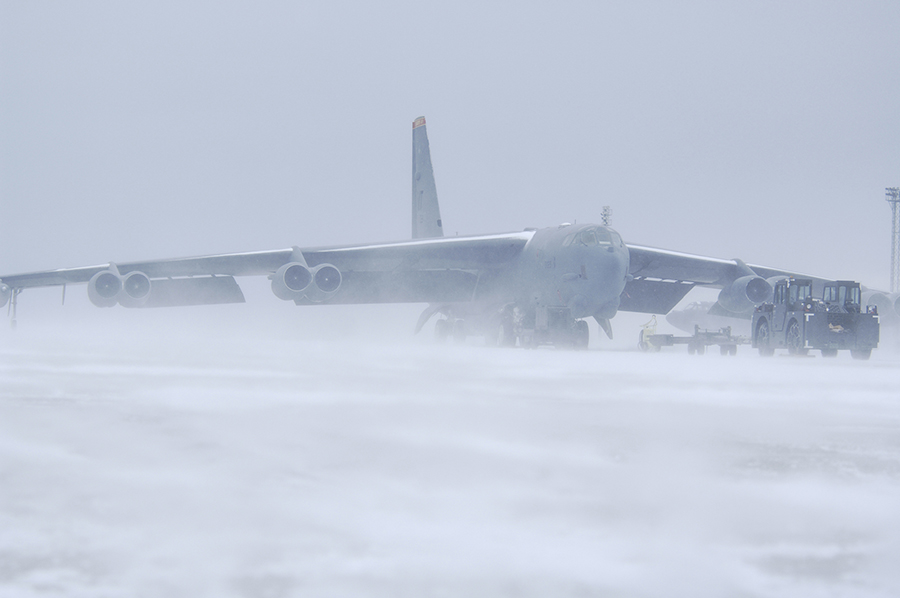 Minot AFB B-52 Winter